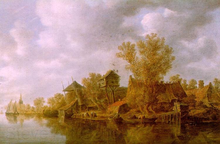 Jan van  Goyen River Landscape